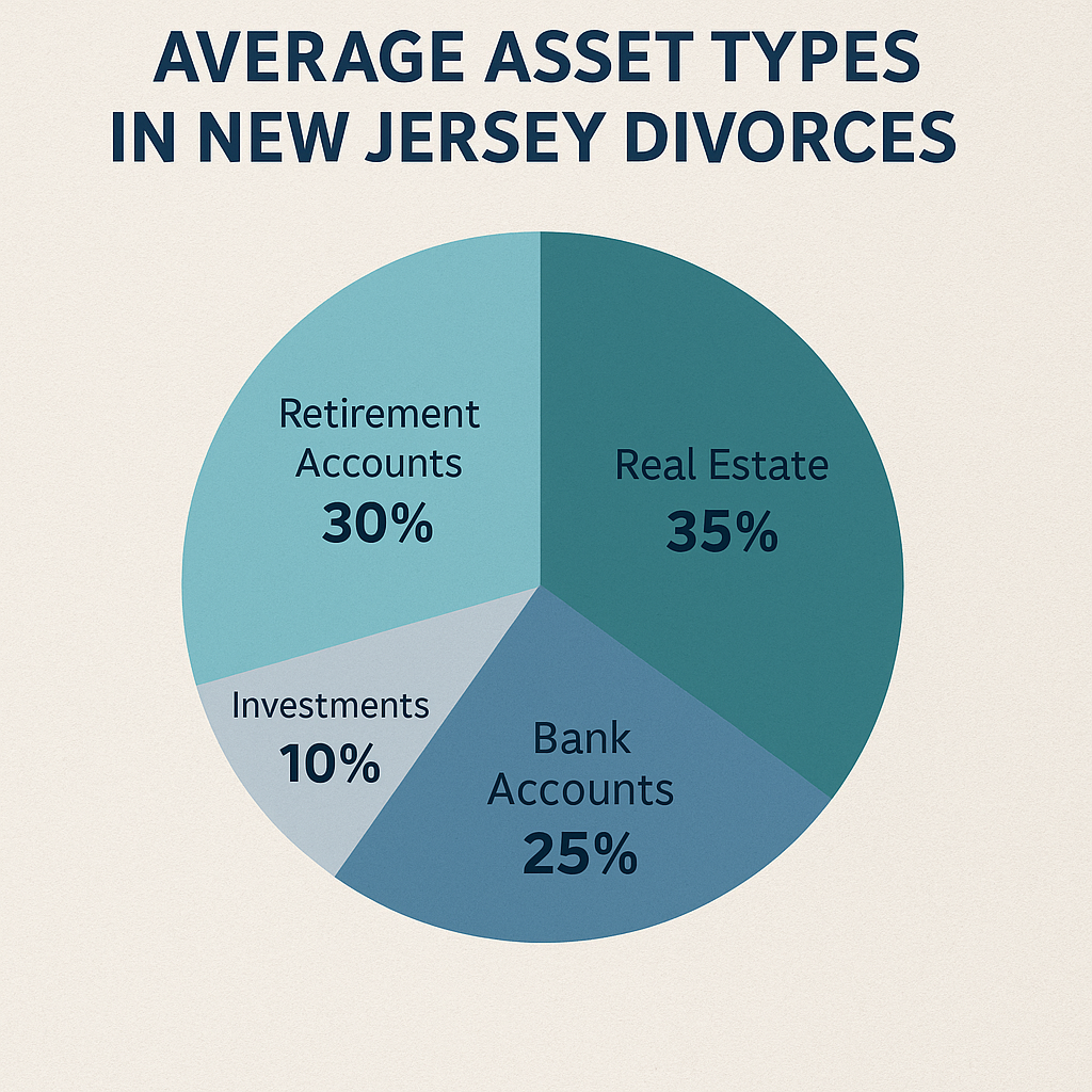 Average Asset Types in NJ Divorces